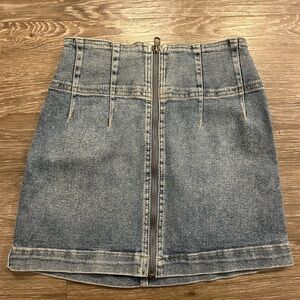Free People Denim Skirt
